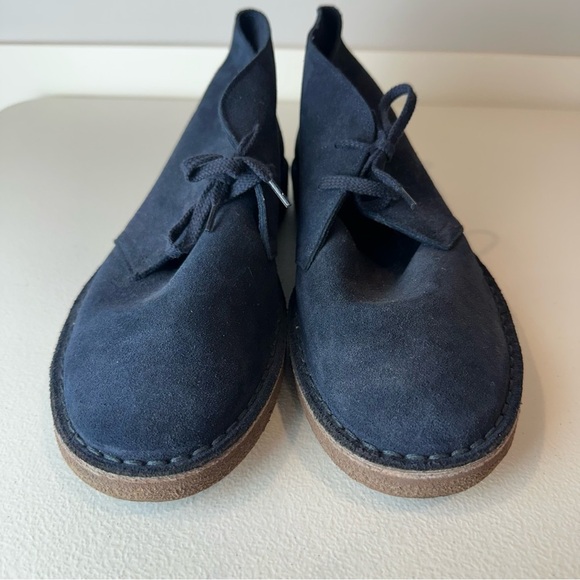 J.Crew Men’s Dark Blue Suede Made in Italy Casual Calvert Chukka Boots Size 10 main image 6